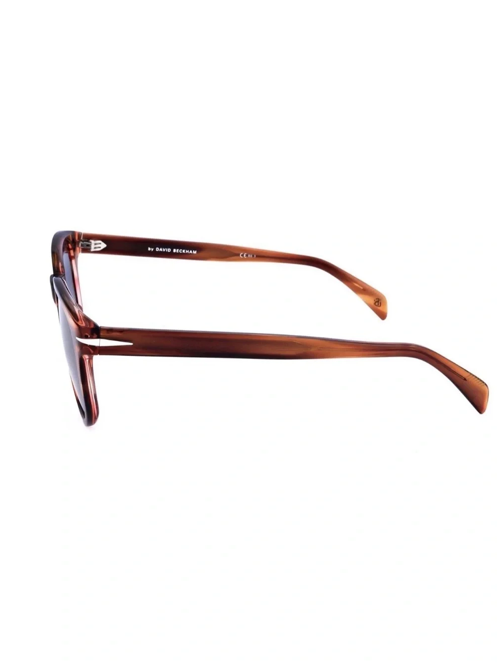 ⚡️NEW David Beckham DB1062/S EX4KU Sunglasses in Brown Horn with Blue Lenses⚡️